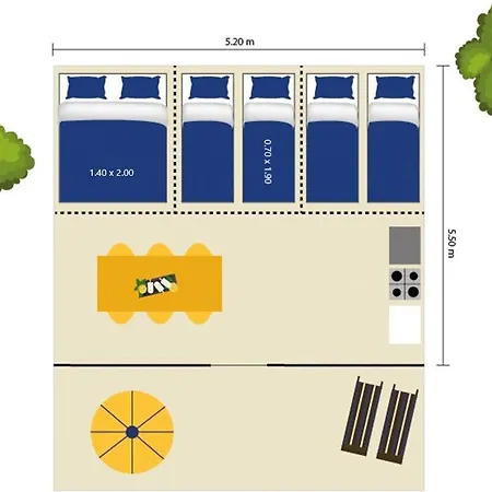 Easyatent Valkanela Park za odmor 4*